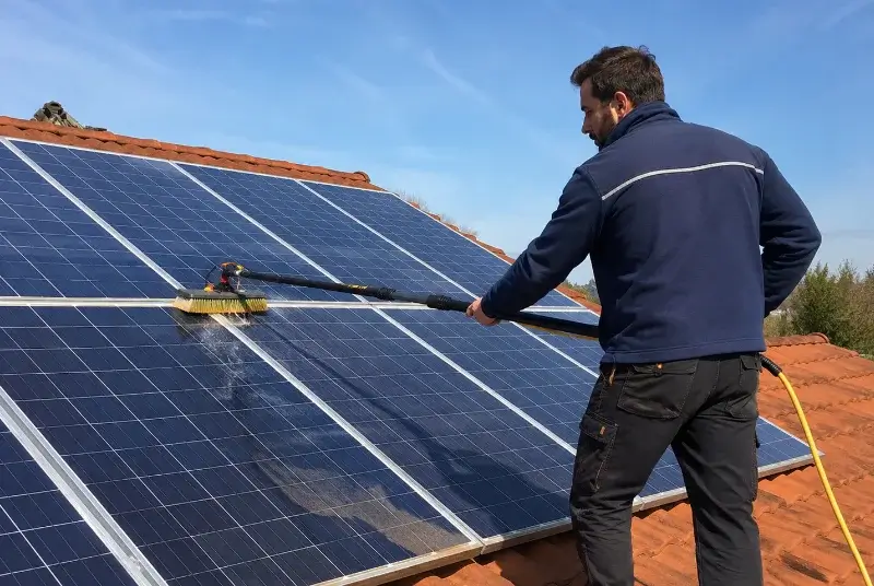 Nettoyage et entretien de panneaux solaires à Samadet